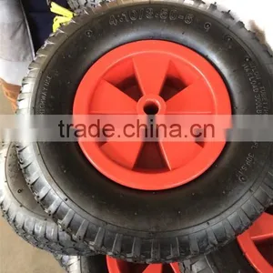 3.50-6 Line Pattern Pneumatic Wheelbarrow Wheels thumbnail-2