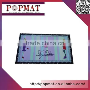Wholesale Non-slip Bathroom Floor Mat Cotton-imitated Velvet Large Door Mat thumbnail-3