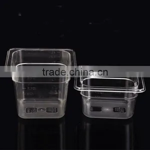 Plastic pc 1/6 Size gn Food Container/gastronormic Food Pan thumbnail-2
