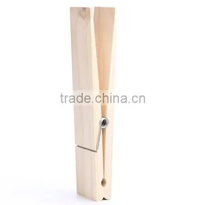 SUPER Jumbo Wood Craft Clothespin For Decoration thumbnail-1