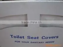 Eco-friendly 1/2 Fold Disposable Paper Toilet Seat Covers thumbnail-1