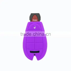 Promotional Smart Folding Silicone Car Key Remote Covers for Jeep Car Keys thumbnail-1