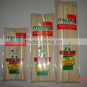 3.0*300 mm Natrual Bamboo Skewers thumbnail-1