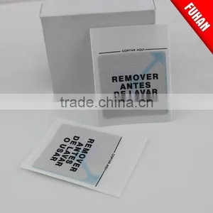 Custom Hot Sale Anti-theft Alarm Woven Label Security Label for Clothing thumbnail-6