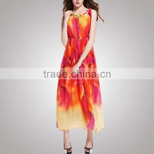 Colorful Sweet 2017 Fashionable Handmade Christening Dress For Summer thumbnail-2
