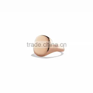 Simple And Elegant Rose Plated Big Ring thumbnail-1