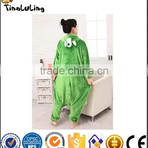 Autumn and Winter Flannel Lovers Animal Cartoon One Piece Sleepwear Thermal Lounge Pajamas thumbnail-4
