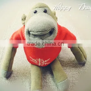 Hand Knitted Pet Sweater Free Knitting Pattern thumbnail-1