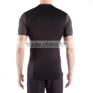 Hot Sale 100% Polyester Blank Custom Dry Fit Slim Gym Sports Marathon Running Promotion t Shirt Wholesale Cheap thumbnail-3