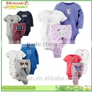 100% Cotton Baby Cotton Clothing Baby Clothes Girls Boutique Clothing Spring 2016 Baby Romper thumbnail-1