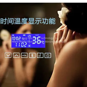 Bathroom Mirror With Time & Radio Display thumbnail-2