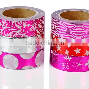 6 Pure Colors Washi Tape One Set Adhesive Paper Decorative Adhesive Paper thumbnail-3