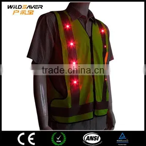 Hi Vis Soft Works Clothing Sercurity Jacket /Police Reflective Vest thumbnail-3