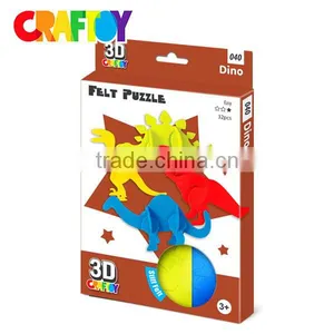 Do it Yourself Toy Child Toy Dino 3D Felt Puzzle thumbnail-1