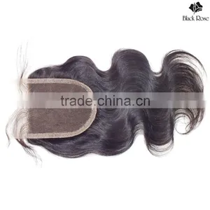 Virgin Hair Bundles With Lace Closure, 4x4 Three Part Cheap Huaman Hair Swiss Full Lace Closure With Baby Hair thumbnail-5