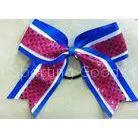 Custom Made Cheerleading Hair Bows for College Cheer Uniforms thumbnail-1