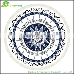 China Yoga Mat Picnic Mat Mandala Round Roundie Oversized Beach Towel in China Custom Round Towel thumbnail-4