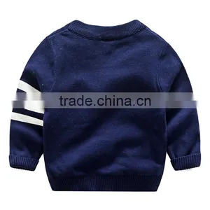 2017 New Design Knitting Patterns Children's Cartoon Sweater thumbnail-3