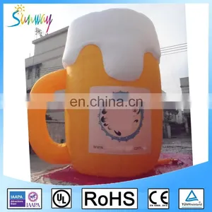 2017 Advertising Giant Inflatable Promotional Beer Cup, Giant Inflatable Beer Mug for Promotion thumbnail-3