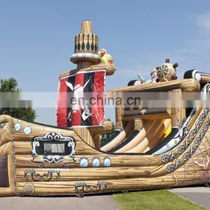 Pirateship Inflatable Water Slide Clearance Giant Inflatable Slide for Sale thumbnail-2