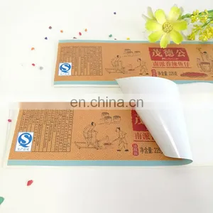 Cheap Factory Price Customized Printed Resealable Waterproof Food Vinyl Custom Sticker for Sauce Bottle thumbnail-6
