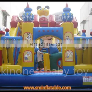 Hot! Inflatable Mickey Theme Castle, Inflatable Amusement Park, Mickey Clubhouse thumbnail-3