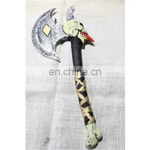 PU Axe With Bone Handle and Skull on Top for Halloween, Carnival, Dress up and Party thumbnail-1