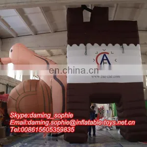 Inflatable Snail Castle Wall for Outdoors Advertising thumbnail-1