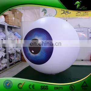 Giant Inflatable Halloween Eye Model , Inflatable Parade PVC Custom Eye , Advertising Inflatable Hanging Balloon thumbnail-4