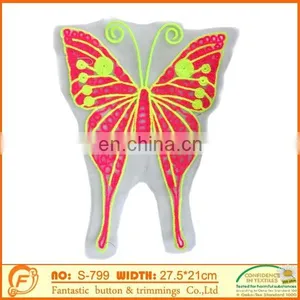 Butterfly Shape Chrochet Collar for Sew on Women Dressing Clothings thumbnail-1