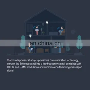 Original Xiaomi WiFi Electric Power Cat WiFi Repeater 300Mbps 2.4GHz Wireless Range Extender Router ,free Sample Free Shipping thumbnail-4
