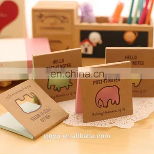 Kraft Paper Custom Die Cut Sticky Notes thumbnail-4