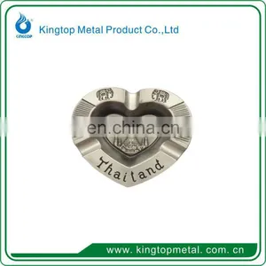 Hot Sell Cheap Antique Metal Spinning Souvenir Ashtray thumbnail-2