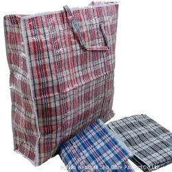 Custom Laminated Packaging Trash PP Woven Plastic Shopping Bag thumbnail-1