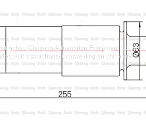 20 Khz 1500w 50mm Piezoelectric Ultrasonic Welding Transducer With Import Superior Ceramic Disc thumbnail-2