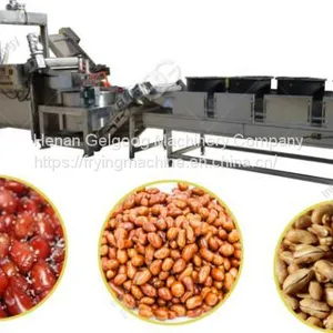 500kg/h Fried Peanut Production Line for Sale/automatic Peanut Frying Machine thumbnail-1