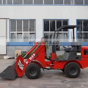 0.8 Ton Smini Construction Equipment Agriculture Steering Front Wheel Loader thumbnail-1