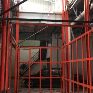 Spillover Valve Floor Mounted Hydraulic Cage Lift thumbnail-2