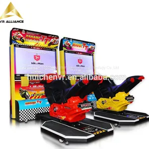 HuiChen Factory Coin Operated Car Racing Simulator Arcade Game Machine For Kids Entertainment thumbnail-2