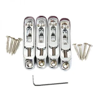 Perfect Fit Bass Bridge For Fender Jazz Or Precision Bass Full Accessories Hardware 4-String Bass Bridge thumbnail-5