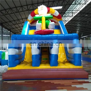 Outdoor Children Amusement Park Steamer Theme Inflatable Bouncy Slides For Sale thumbnail-3