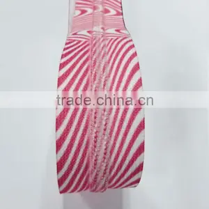 High Quality No.5 Fashion Color Print Nylon Zippers Webbing thumbnail-1