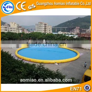 Custom Commercial Inflatable Round Water Pools, Water Walker Pools thumbnail-4