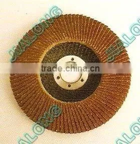 Aluminum Oxide Flap Disc With Plastic Fiber Backing For Polishing thumbnail-1