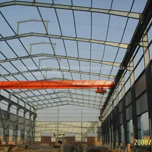 New Design Reliable Seismic Earthquake Prefabricated Light Steel Structure Muti Slope Workshop thumbnail-1