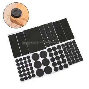Thickening Self Adhesive Furniture Leg Feet Rug Felt Pads Anti Slip Mat Bumper Damper For Chair Table thumbnail-2