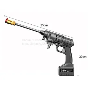 Car Wash High Pressure Water Gun Foam Gun Car Wash Spraying Cordless Car Washer thumbnail-1