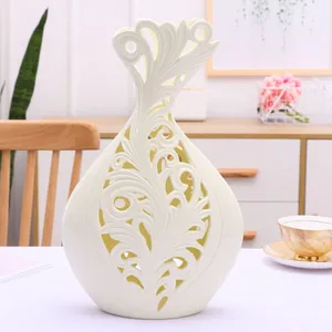 European Creative Large Ceramic Vase Gild Modern Simple For Showroom Table Decor thumbnail-2