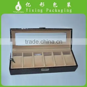 New Products Wholesale Fashion PU Leather Velvet Watch Box thumbnail-3