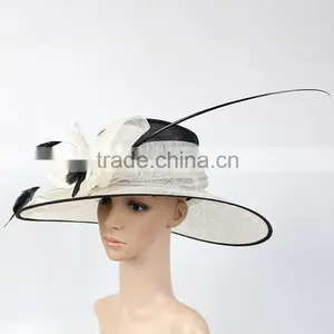 New Woman Church Kentucky Derby Wedding Party Sinamay Hats South Africa Quality Choice thumbnail-4